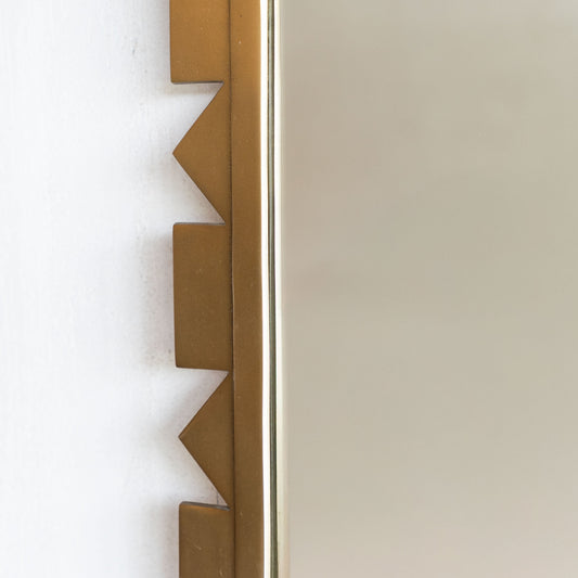 Antique Brass Wall Mirror