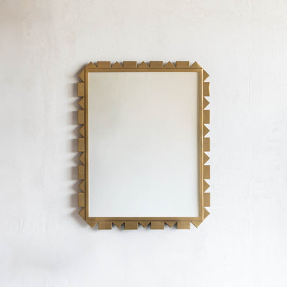 Antique Brass Wall Mirror