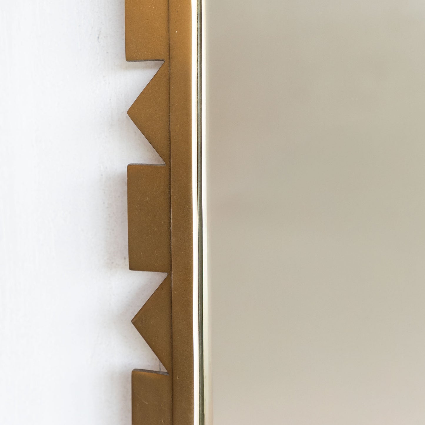 Antique Brass Wall Mirror