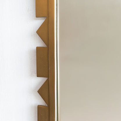 Antique Brass Wall Mirror