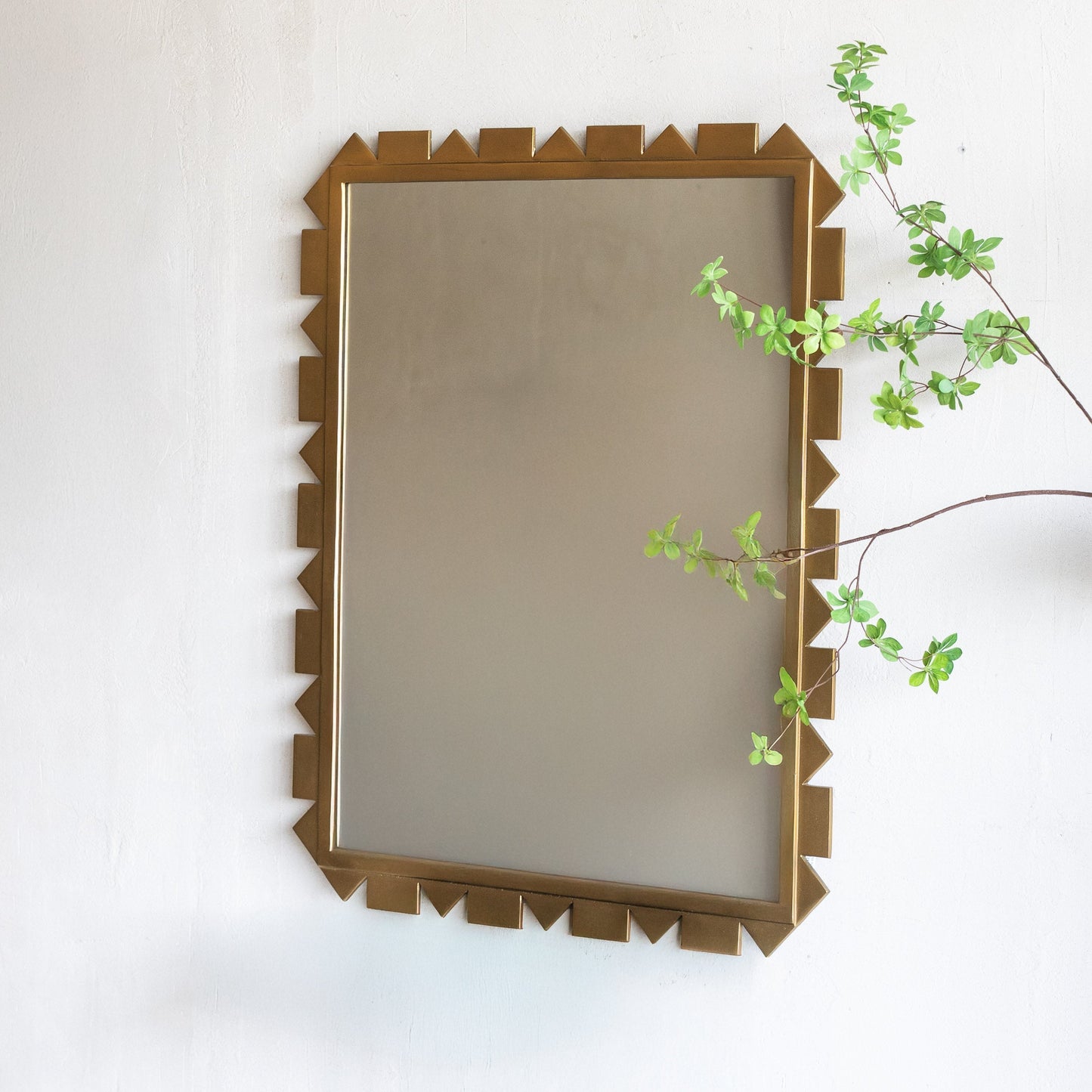 Antique Brass Wall Mirror