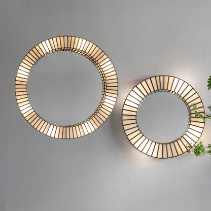 Round Wall Lamp Mirror